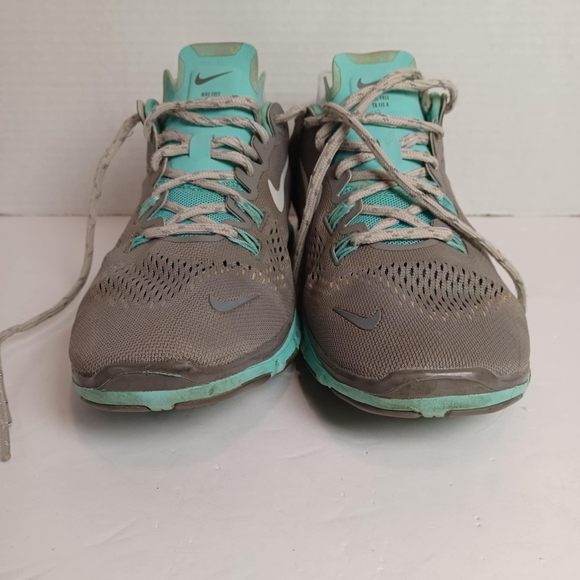 Nike Women's Free 5.0 TR Fit 4 Sneakers Teal/Gray Running Shoes Lace Up Sz 7.5 - Picture 3 of 7